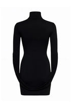 alexanderwang Women's Mini Draped Dress Black, view 3