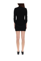 alexanderwang Women's Mini Draped Dress Black, view 6