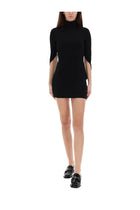alexanderwang Women's Mini Draped Dress Black, view 5
