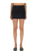 alexanderwang Women's Terry Skirt Pants Black