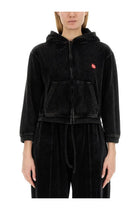 alexanderwang Women's Velour Sweatshirt Black