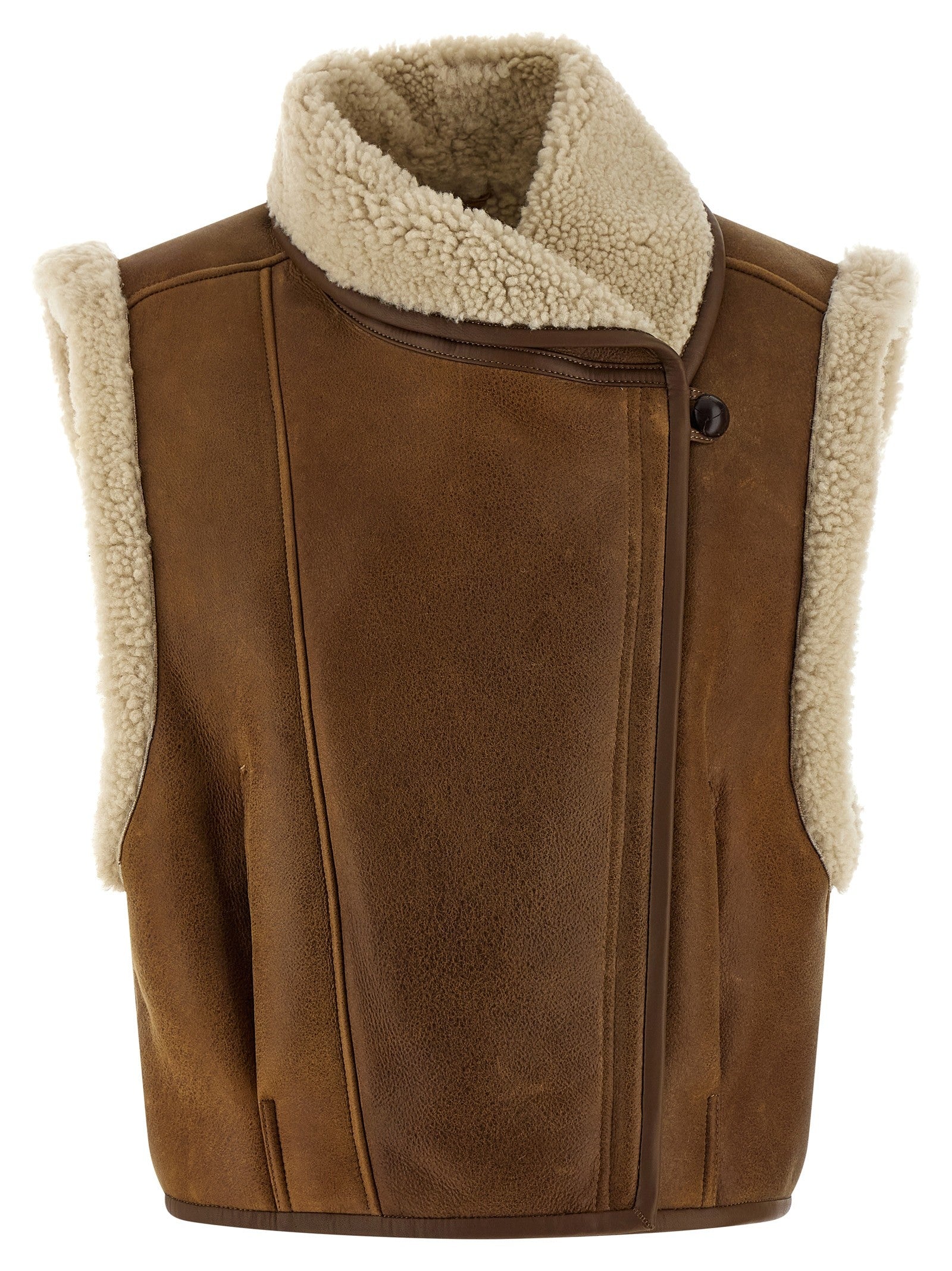 ISABEL MARANT Alime Vest Brown