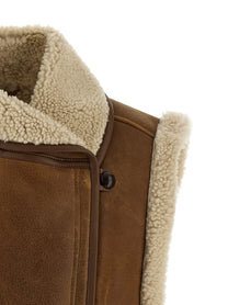 ISABEL MARANT Alime Vest Brown