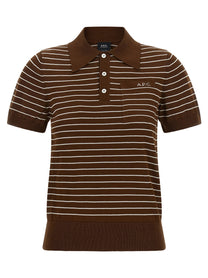 A.P.C Aline Polo Shirt Brown