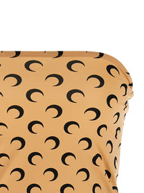 Marine Serre All over Moon Top Beige