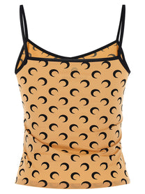 Marine Serre All over Moon Top Beige