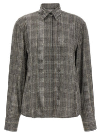 Ermanno Scervino All over Rhinestone Shirt Grey