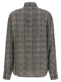 Ermanno Scervino All over Rhinestone Shirt Grey