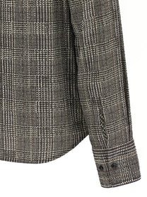 Ermanno Scervino All over Rhinestone Shirt Grey