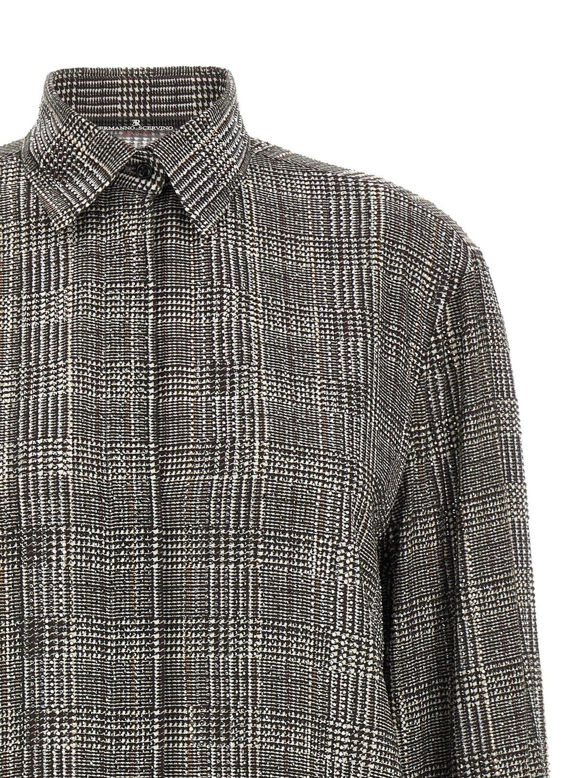 Ermanno Scervino All over Rhinestone Shirt Grey, view 3