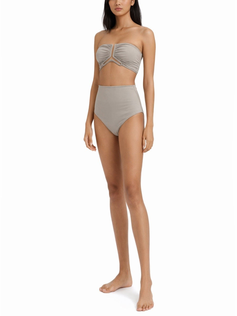 Rick Owens Women's Allanah Bikini Top Grey