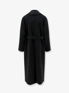 Hevò Women's Alliste Wool Coat Black, view 2