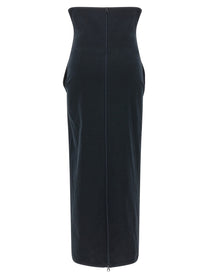 ISSEY MIYAKE Allow Long Skirt Black