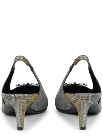 Celine Women's Alma Triomphe Iridescend Slingback Multicolor