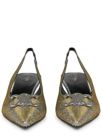 Celine Women's Alma Triomphe Iridescend Slingback Multicolor