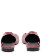 Celine Women's Alma Triomphe Velvet Flat Slingback Multicolor, view 4