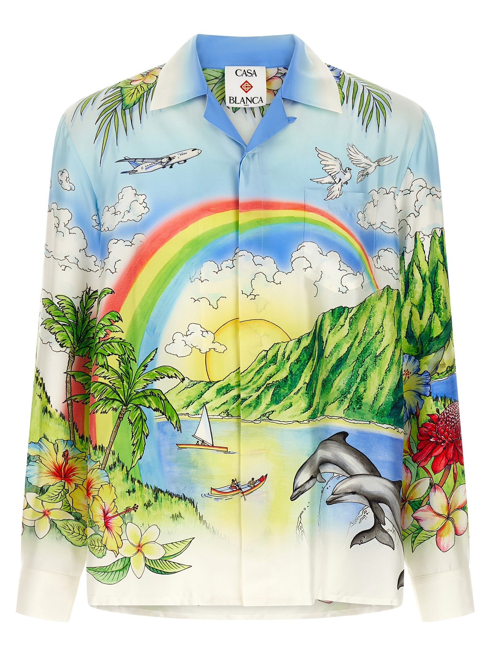 Casablanca Aloha Shirt Gold