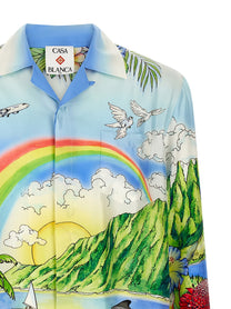 Casablanca Aloha Shirt Gold