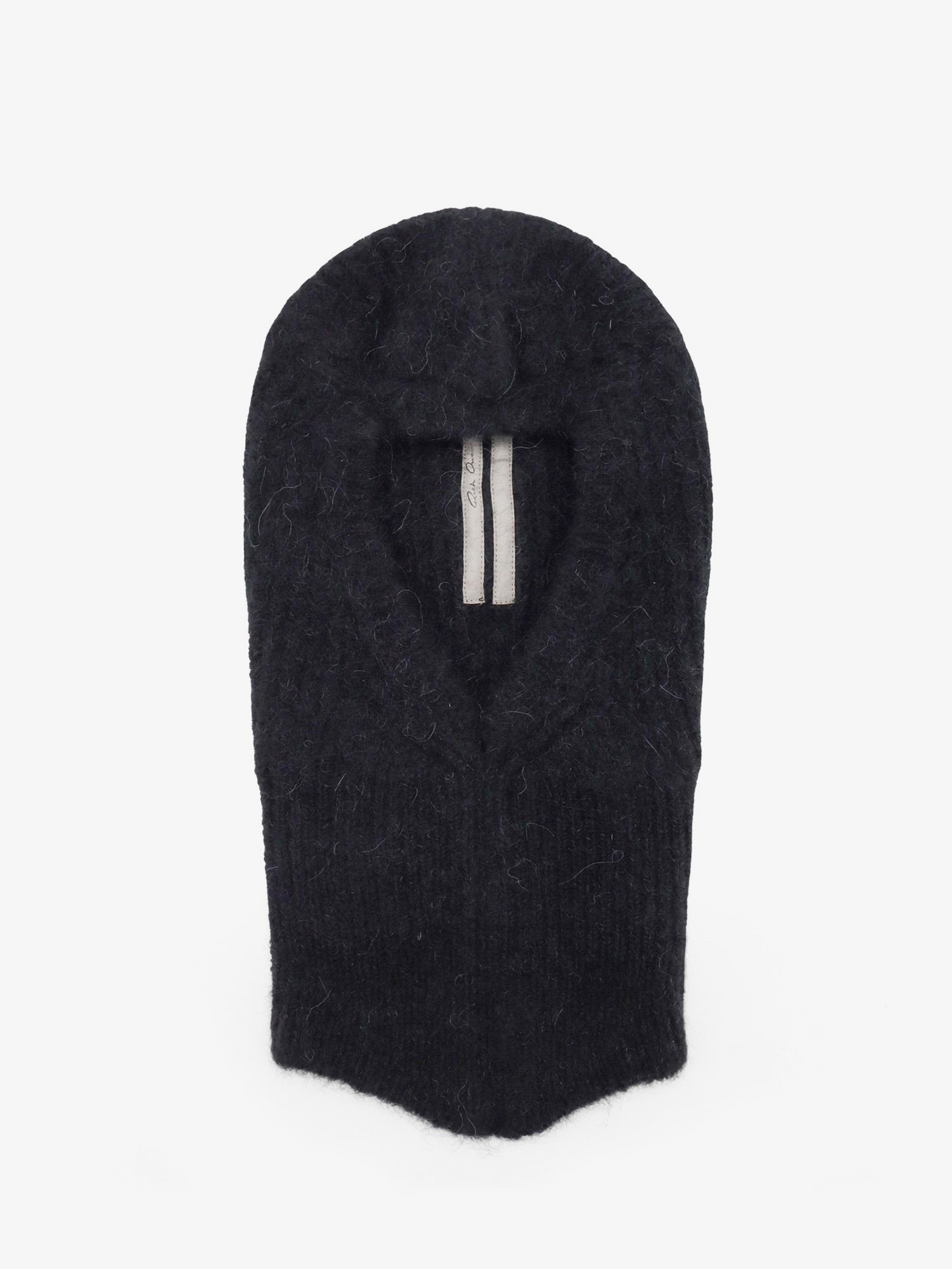 Rick Owens Men's Alpaca and Wool Blend Balaclava Black
