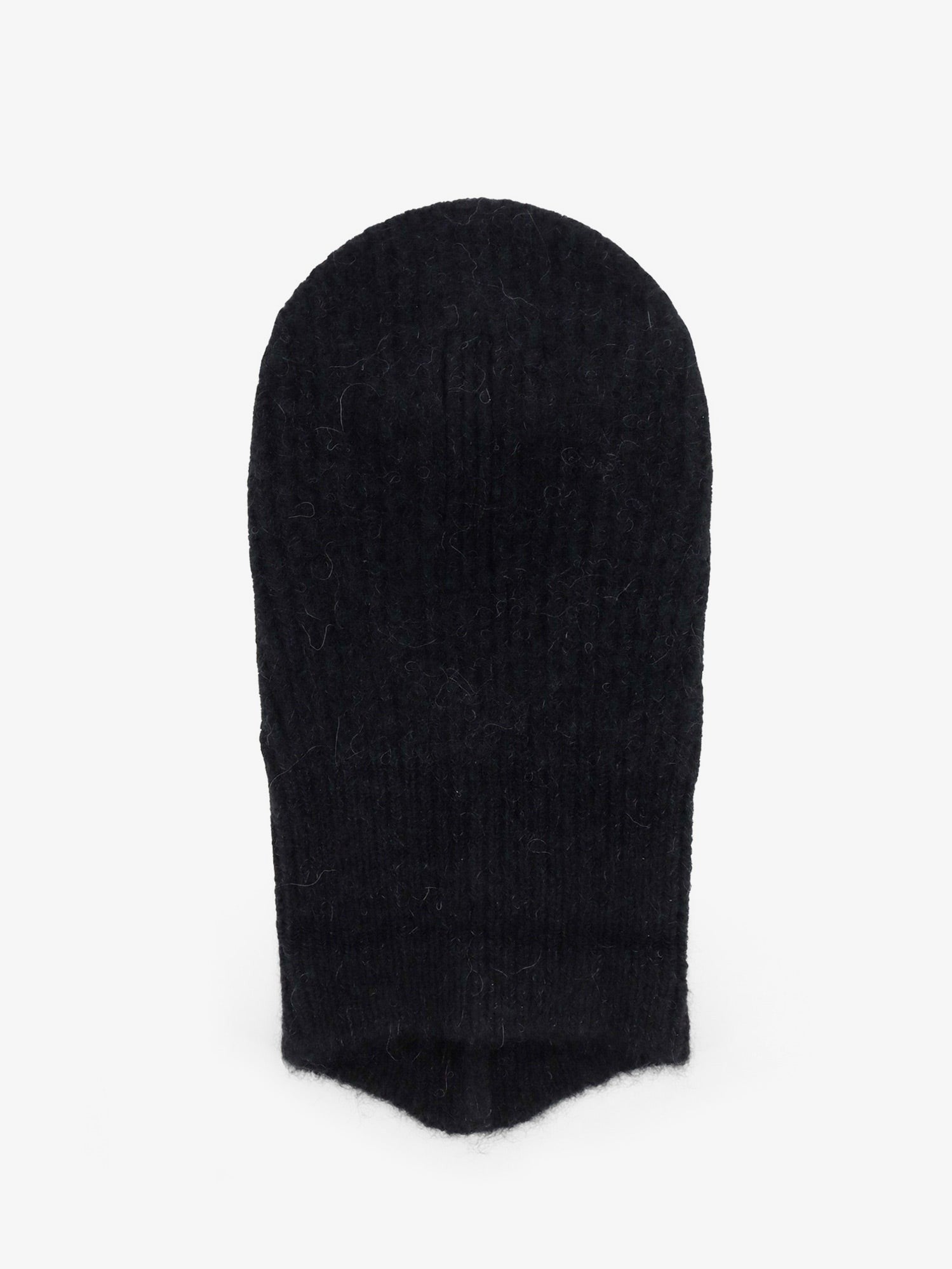 Rick Owens Men's Alpaca and Wool Blend Balaclava Black