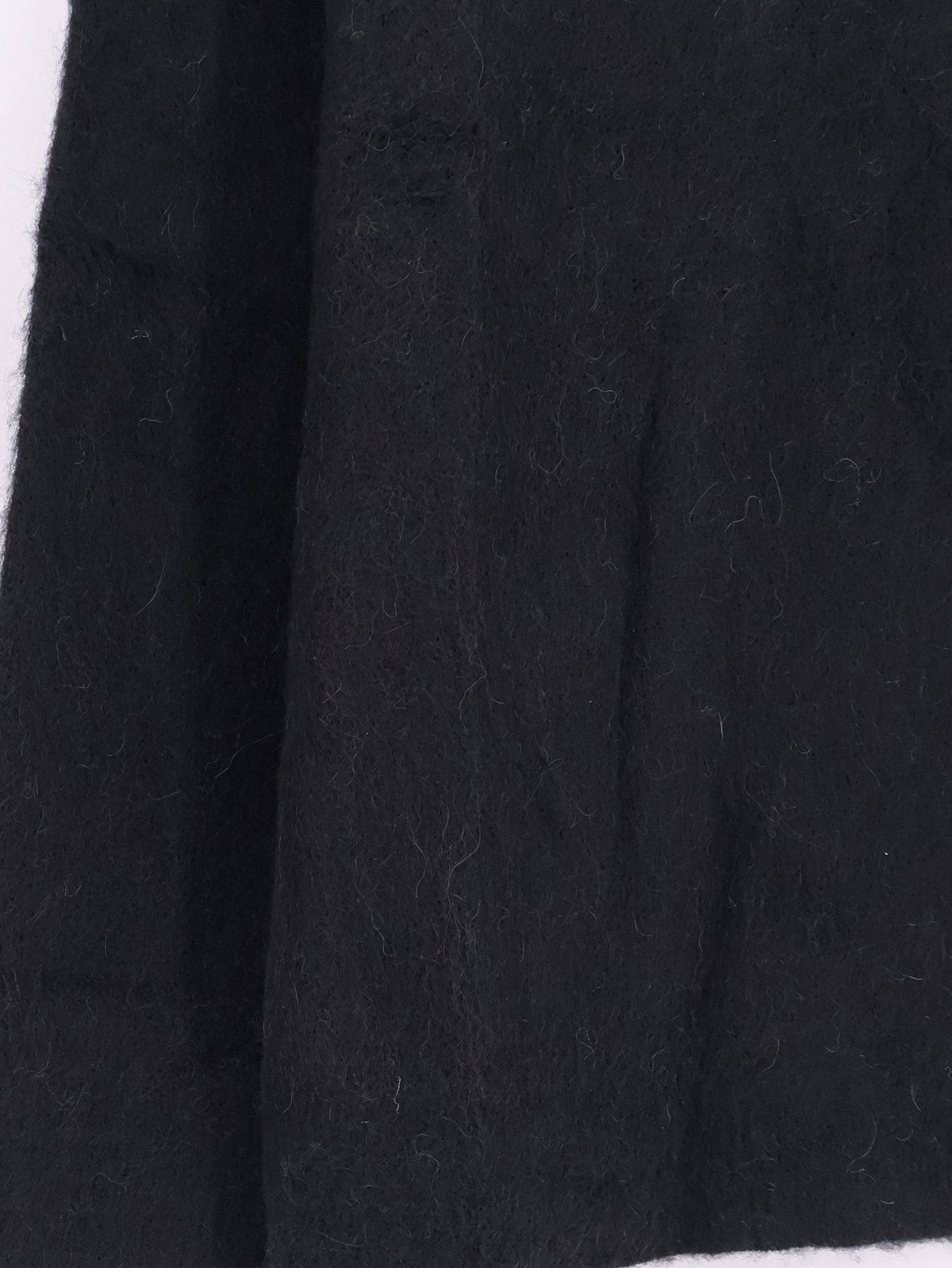 Laneus Men's Alpaca Blend Sweater Black