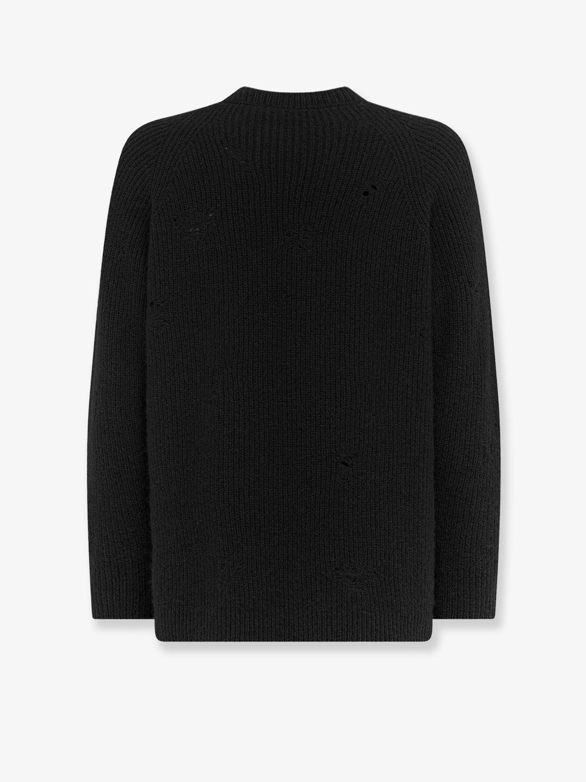 Laneus Men's Alpaca Blend Sweater Black