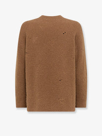 Laneus Men's Alpaca Blend Sweater Beige, view 2