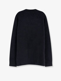 Laneus Men's Alpaca Blend Sweater Black