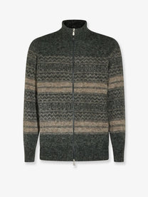 Brunello Cucinelli Men's And Wool Blend Cardigan Carbone