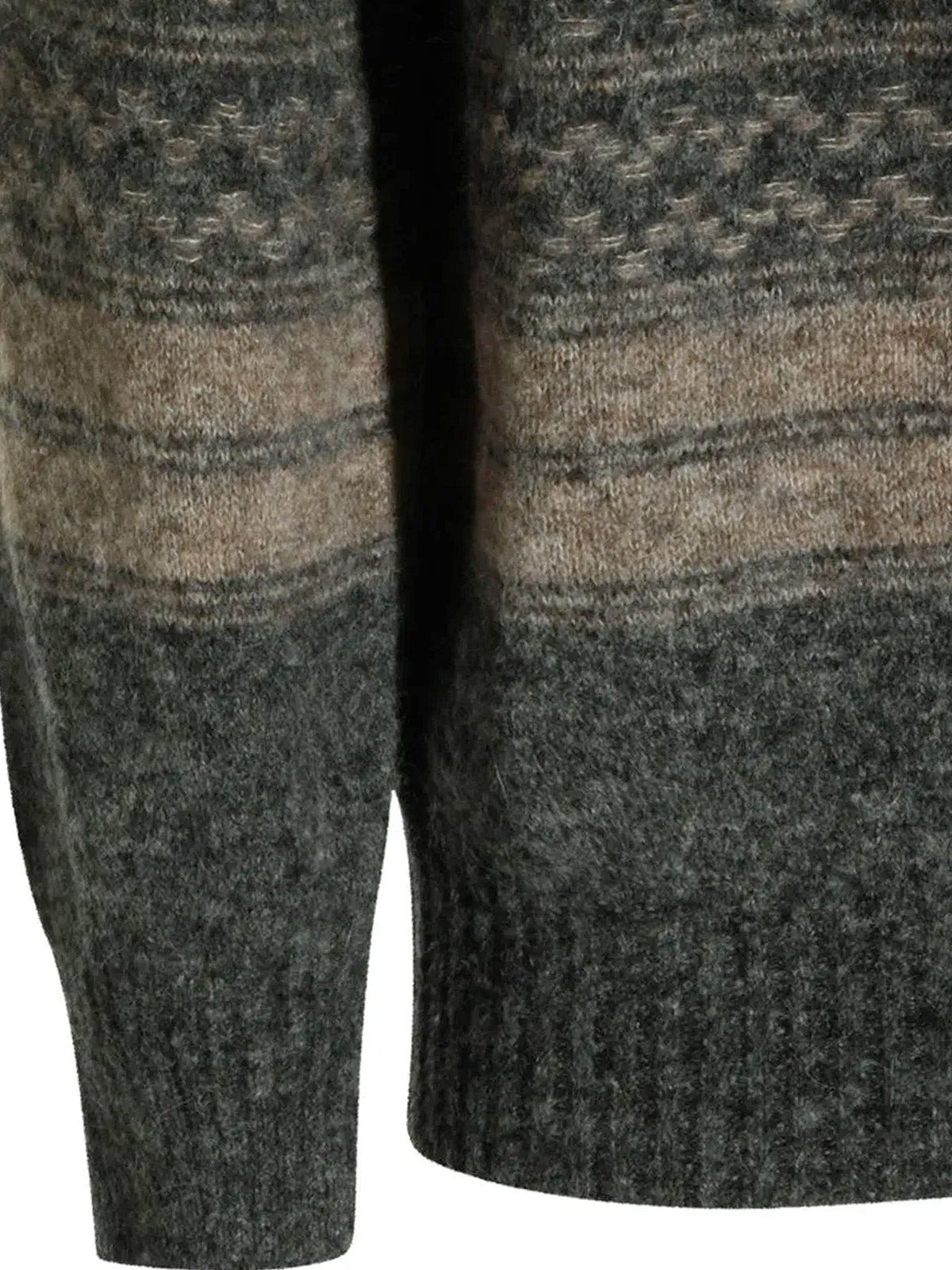 Brunello Cucinelli Men's And Wool Blend Cardigan Carbone, view 3