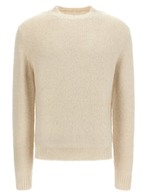 Jil Sander Alpaca Wool Sweater White