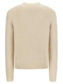 Jil Sander Alpaca Wool Sweater White