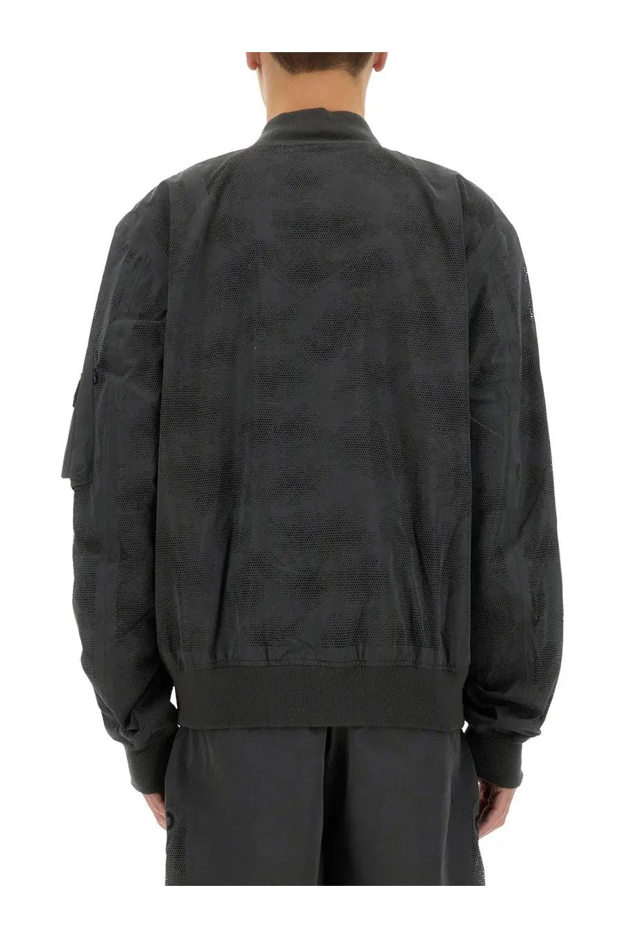 Alpha Industries Men's Laser Cut Jacket Grey, view 3