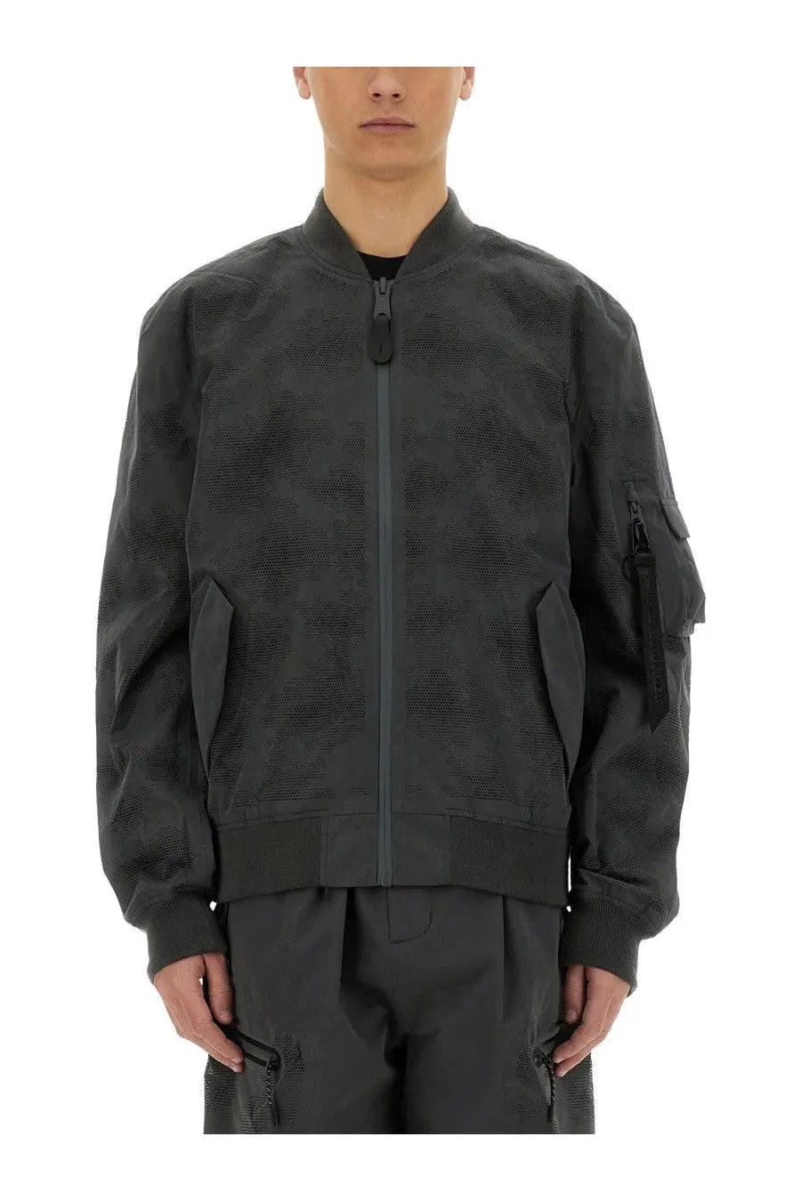 Alpha Industries Men's Laser Cut Jacket Grey