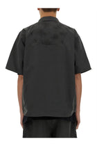 Alpha Industries Men's Laser Cut Short Sleeve Shirt Grey, view 3