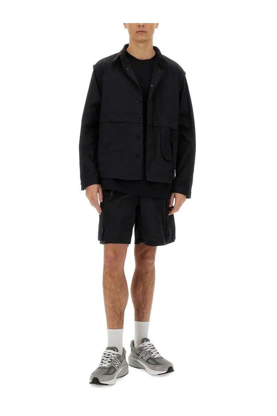 Alpha Industries Men's Short Cargo Utility Black, view 2