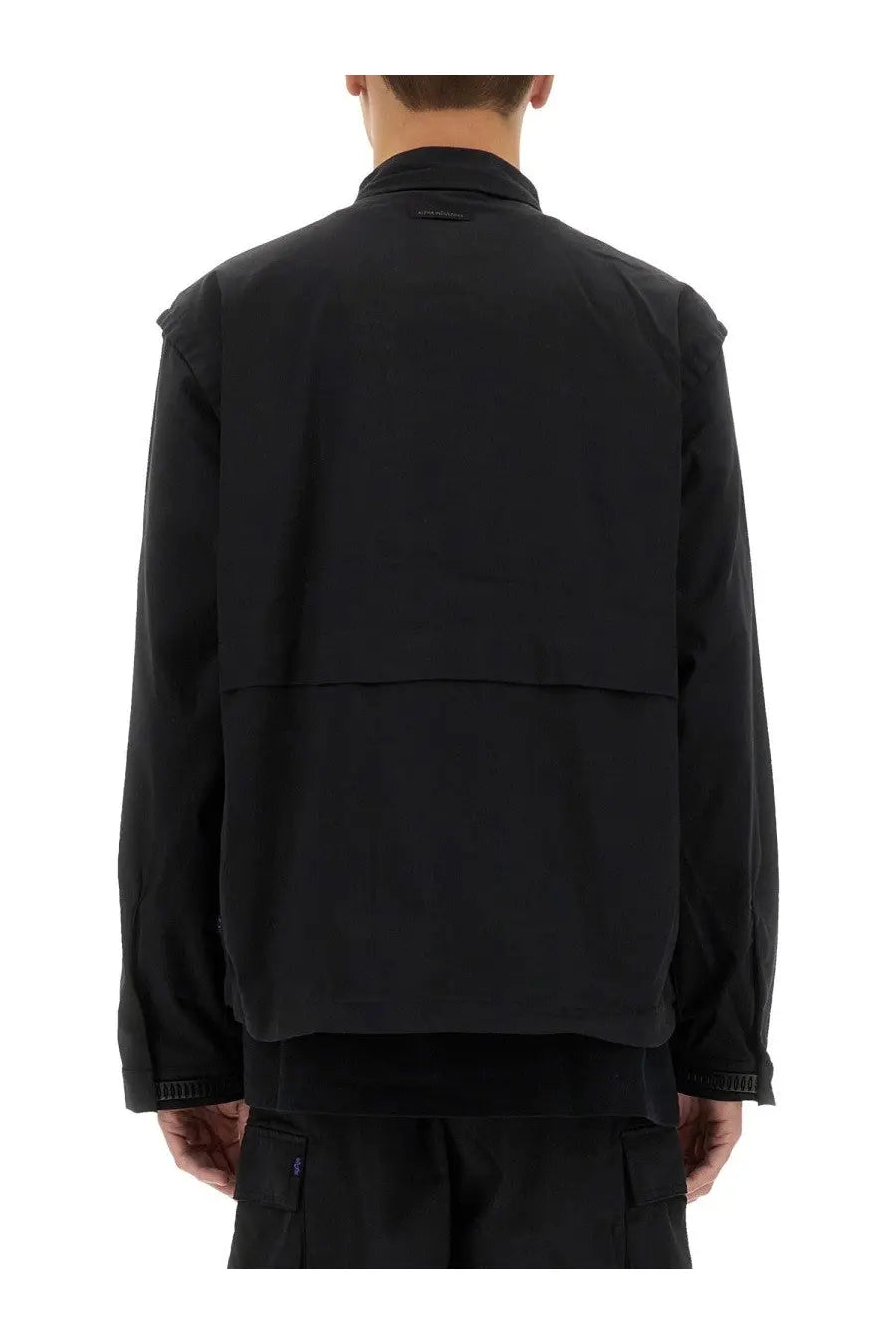 Alpha Industries Men's Utility Overshirt Black, view 3