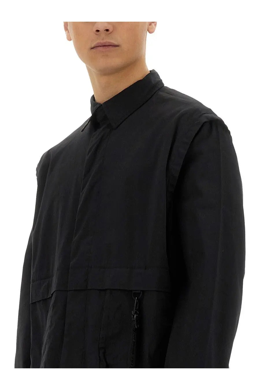 Alpha Industries Men's Utility Overshirt Black, view 4