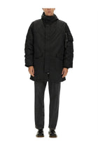Alpha Industries Unisex Long Bomber Jacket Black