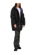 Alpha Industries Unisex Long Bomber Jacket Black, view 7