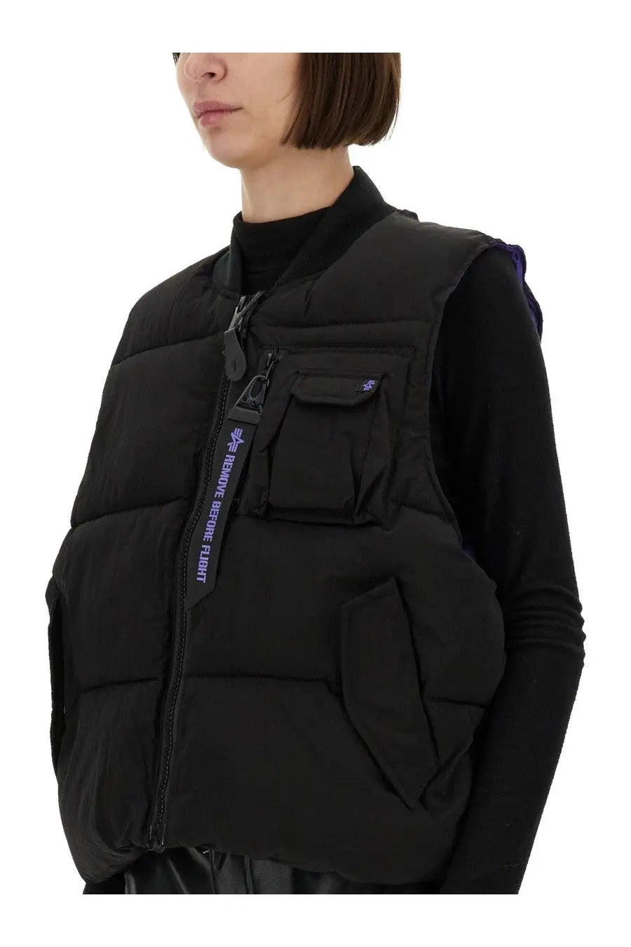 Alpha Industries Unisex Sleeveless MA Black, view 5