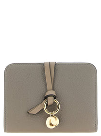 Chloé Alphabet Bi Fold Wallet Grey