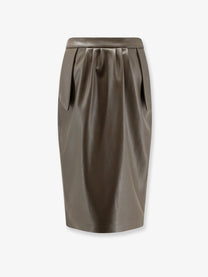 Stella McCartney Women's Alter Mat Midi Skirt Green