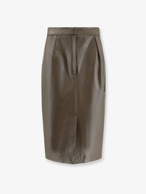 Stella McCartney Women's Alter Mat Midi Skirt Green