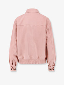 DUNST Women's Alter Suede Jacket Blue