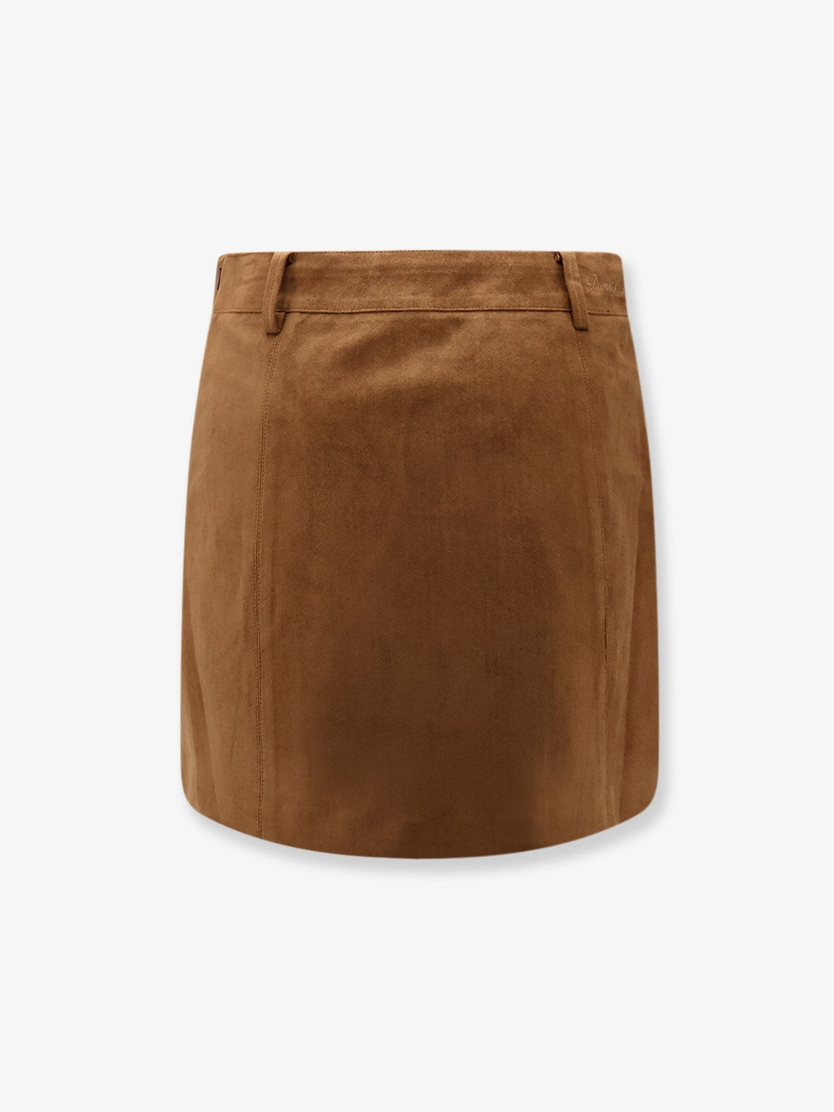 DUNST Women's Alter Suede Mini Skirt Brown, view 2