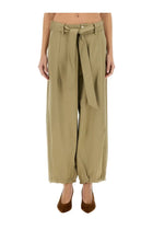 Alysi Women's Belted Pants Beige