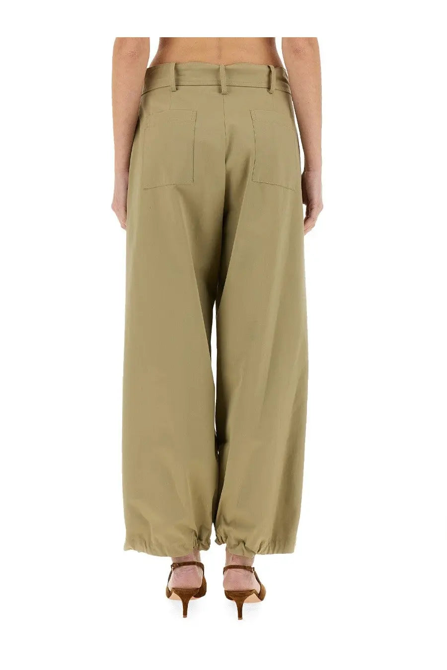 Alysi Women's Belted Pants Beige, view 3