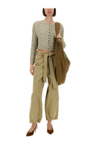 Alysi Women's Belted Pants Beige, view 2