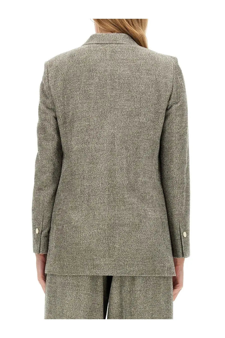 Alysi Women's Double Breasted Jacket Grey, view 3